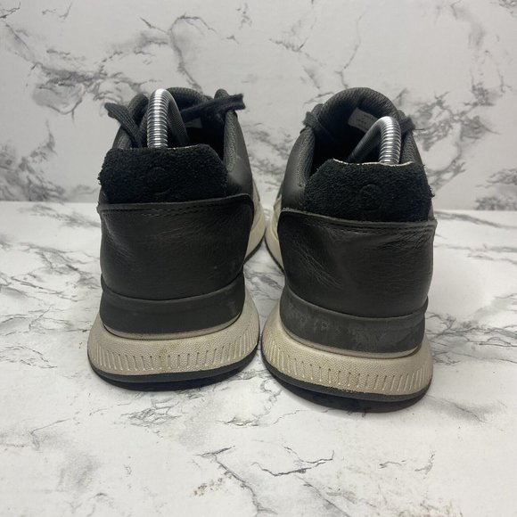 Everlane The Trainer Women 8.5 Gray Leather Casual Sneaker Everyday Shoe Lace Up - Picture 4 of 8